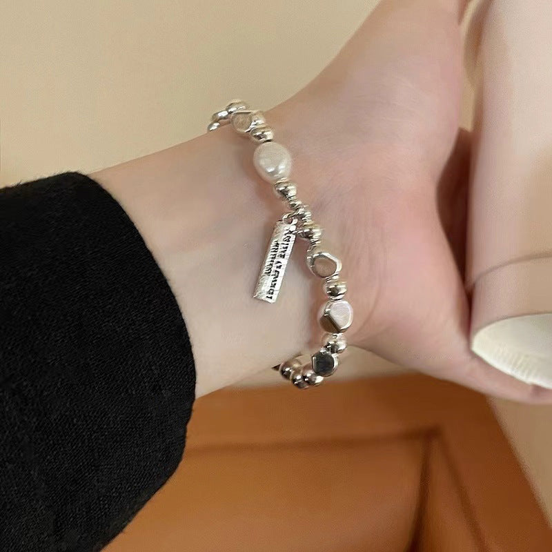Wholesale Simple Temperament Silver Pearl Bracelet